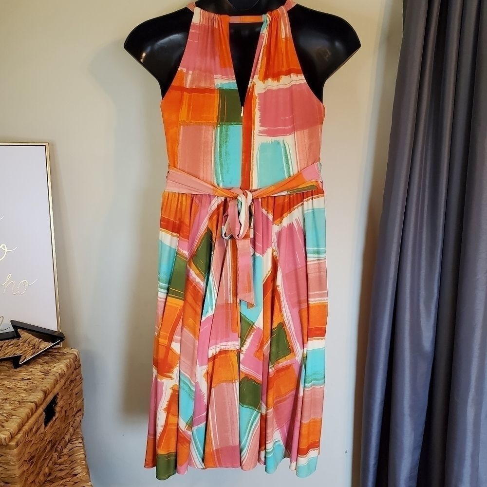 Colorfull Halter Dress - Picture 3 of 11